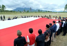 HUT RI, Bendera Raksasa Akan di Puncak Merah Putih Bener Meriah