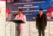 Bupati Gayo Lues Ajak Warga Binaan Bangkit lewat Momentum Kemerdekaan