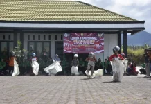 Kodim 0119/BM Gelar Lomba Tradisional Semarakkan HUT ke-81 Kemerdekaan RI