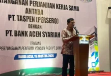 Wagub Aceh Minta TASPEN Salurkan Zakat Melalui Baitul Mal