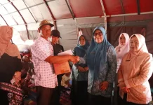 TP-PKK dan DWP Bener Meriah Salurkan Bantuan Korban Kebakaran Jagong Jeget