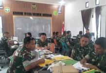 Tim Audit Itdam Iskandar Muda Laksanakan Pemeriksaan di Kodim 0119/Bener Meriah
