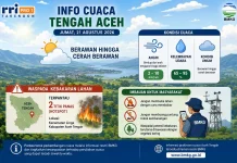 Cuaca Wilayah Tengah Aceh Berawan hingga Cerah Berawan, Dua Titik Panas Terdeteksi