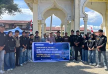 Himamen Unimal Salurkan Donasi dan Trauma Healing untuk Korban Kebakaran Jagong
