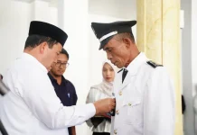 Bupati Haili Lantik Muhtaruddin sebagai Reje Kala Kemili