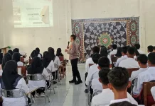 Polsek Wih Pesam Edukasi 112 Peserta BLK tentang Bahaya Narkoba