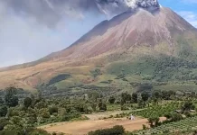 Aktivitas Gunung Sinabung Alami Peningkatan