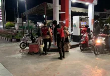 Patroli Malam Polres Aceh Tengah Sasar SPBU, Bank dan Toko Grosir