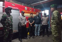 TNI-Polri dan Damkar Gelar Patroli Malam Antisipasi Bencana di Kecamatan Bandar