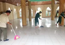 Satpol PP WH Gayo Lues Gelar Gema Masjid di Kutepanjang