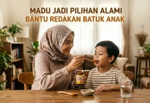 Madu Jadi Pilihan Alami untuk Bantu Redakan Batuk Anak