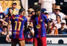 Lamine Yamal Menggila, Barcelona Hancurkan Valencia Lima Gol
