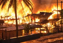 20 Rumah Terbakar di Ulun Tanoh Gayo Lues