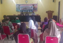 Danramil 06/Bukit Sosialisasikan Jalur Evakuasi Gunung Burni Telong
