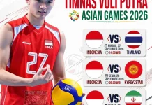 Timnas Voli Putra Indonesia Siap Berlaga di Asian Games 2026, Tergabung di Grup B