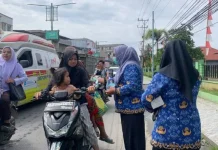 Dilanda Kabut Asap, Pemda Agara Bagikan Masker ke Warga
