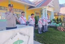 Polisi Hadir di Sekolah, Pelajar Bener Meriah Dibekali Pesan Disiplin