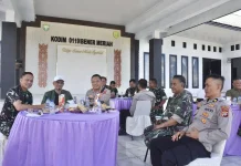 Perkuat Sinergi TNI-Polri, Dandim 0119/BM Terima Kunjungan Kapolres Bener Meriah