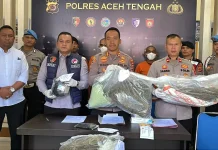 Polres Aceh Tengah Bongkar Peredaran 22,8 Kilogram Ganja