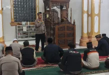 Subuh Keliling Polres Bener Meriah di Pante Raya, Ajak Masyarakat Jaga Kamtibmas