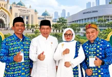 Bener Meriah Kenalkan Kerawang dan Kopi Gayo di Muktamar BKMT