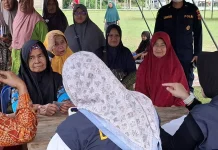 Bhayangkari Peduli, 109 Warga Syiah Utama Ikuti Bakti Kesehatan Gratis
