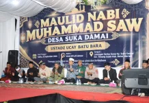 Peringati Maulid Nabi 1447 H, Warga Suka Damai Ikuti Tausyiah Ustadz Ucay Batu Bara