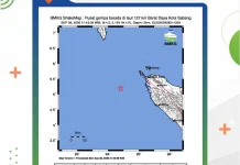 Gempa Magnitudo 4,5 Terjadi di Laut Barat Daya Kota Sabang