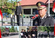 Polres Bener Meriah Gelar Upacara Hari Kesaktian Pancasila 2026