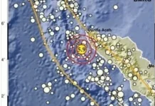 Gempa M5,9 Guncang Aceh Jaya, Getaran Dirasakan hingga Aceh Tengah