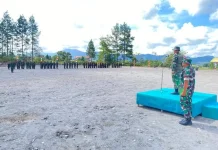 Kodim 0119/BM Matangkan Persiapan Upacara HUT ke-81 TNI