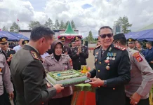 Polres BM Berikan Surprise di HUT TNI