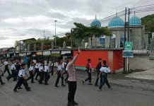 Polres Bener Meriah Gelar Strong Pagi, Pastikan Arus Lalu Lintas Aman dan Kondusif