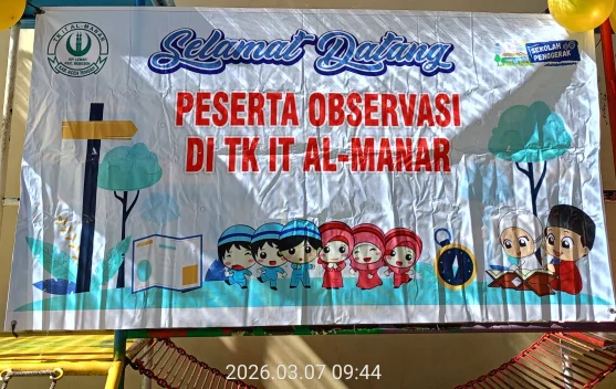 TK IT Al-Manar Selenggarakan Observasi Lingkungan