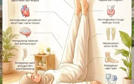 Manfaat Sehat Mengangkat Kaki ke Dinding (Legs Up the Wall)
