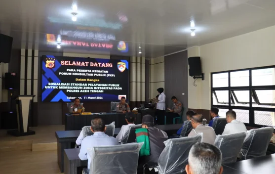 Polres Aceh Tengah Gelar FKP Perkuat Pelayanan