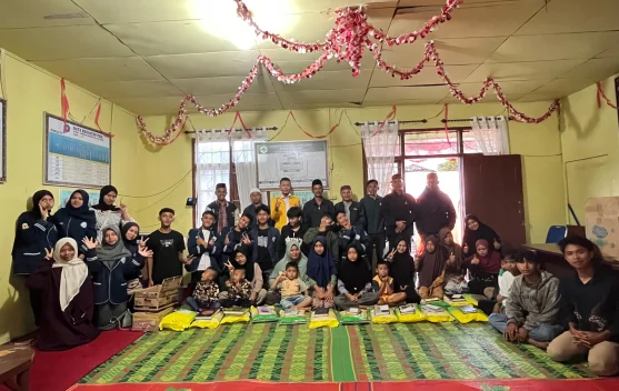 Peduli Bencana, LIPGA-PROSAT Berbagi Dengan Anak Yatim