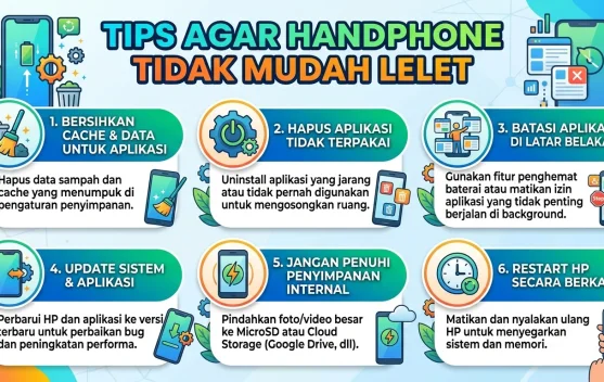 Tips agar Handphone Tidak Mudah Lelet