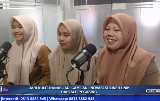 Kulit Nanas Inovasi Kuliner Guru Honorer SLB Pegasing