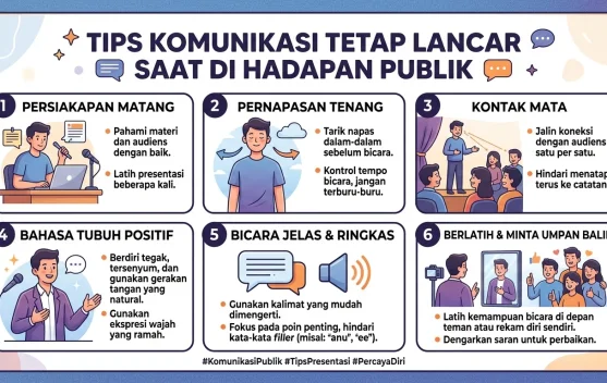 Tips Komunikasi Tetap Lancar saat di Hadapan Publik