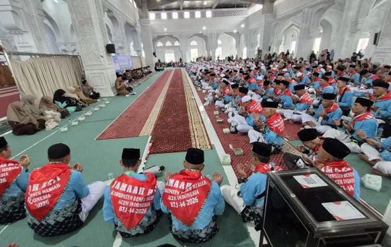 272 Calon Jamaah Haji Bener Meriah Diberangkatkan ke Embarkasi Aceh