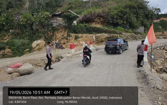 Polsek Permata Intensifkan Patroli Pasca Banjir dan Longsor untuk Jaga Keamanan