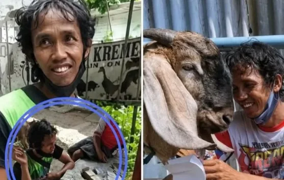 Nabung Uang Receh Demi Kurban, Kisah Mas Arif Menginspirasi Banyak Orang
