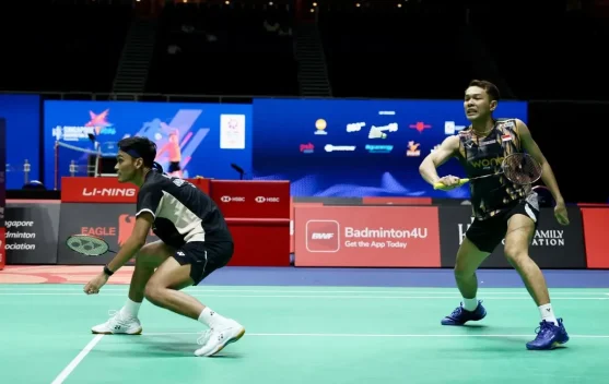Takluk dari Ganda India , Fajar/Fikri Runner-up Singapore Open 2026