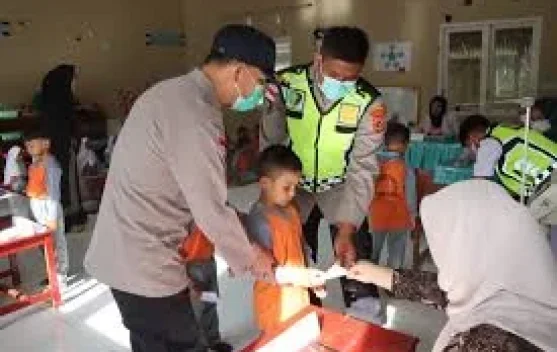 Polres Bener Meriah Gelar Cek Kesehatan Gratis untuk Anak TK