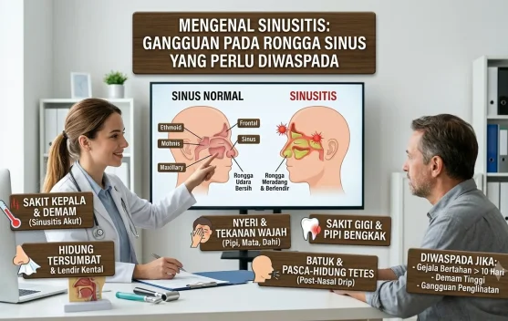 Mengenal Sinusitis: Gangguan pada Rongga Sinus yang Perlu Diwaspadai