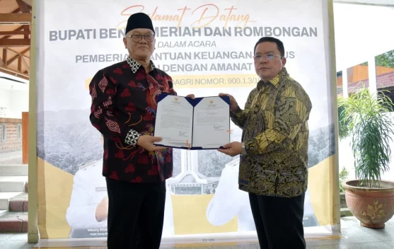 Bener Meriah Terima Bantuan Keuangan Khusus dari Pematang Siantar