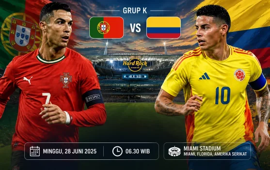 Portugal Hadapi Kolombia, Ujian Terakhir sebelum Fase Gugur