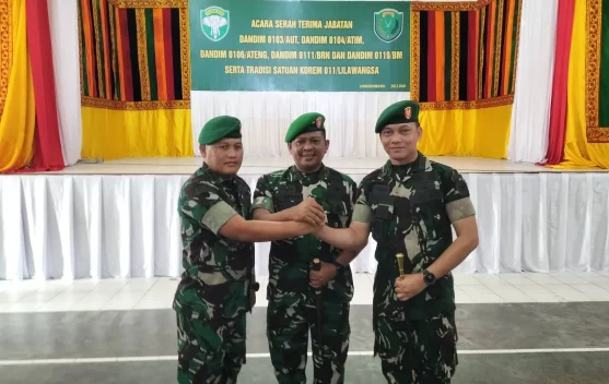Letkol Arh Febry Adyanto Resmi Jabat Dandim 0119/Bener Meriah