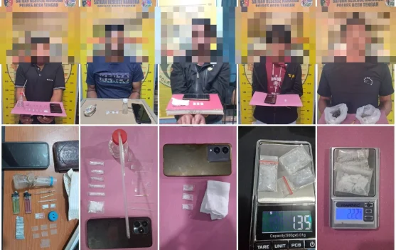 Polisi Tangkap Enam Terduga Pengedar Sabu